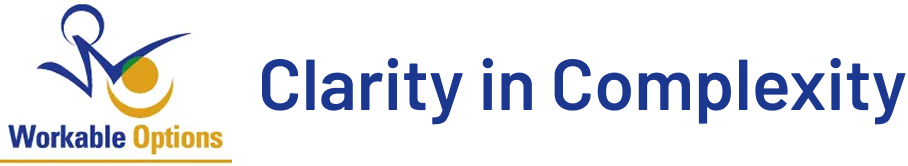 Workable Options logo: Clarity in Complexity